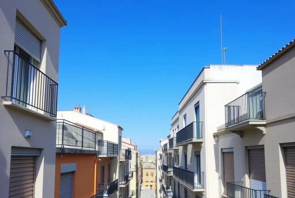 Edificios del centro de Tortosa
